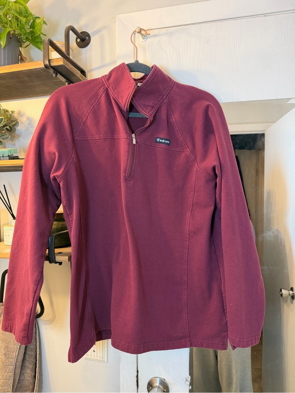 Ariat Women's Wine Half-Zip Pullover